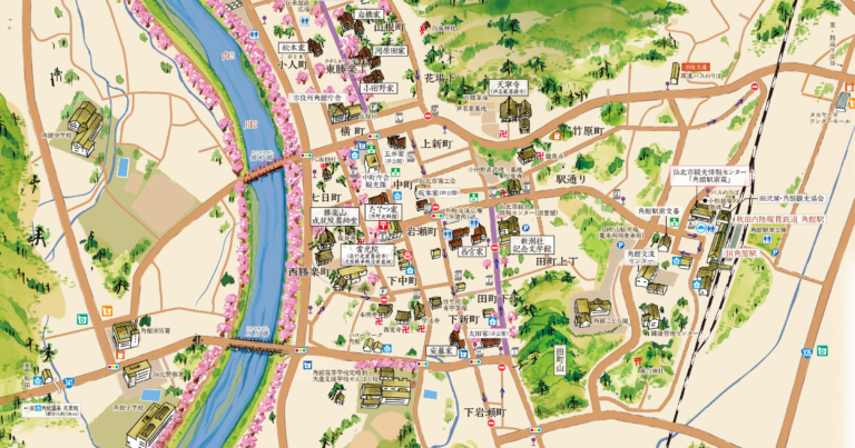 角館ガイドMAP