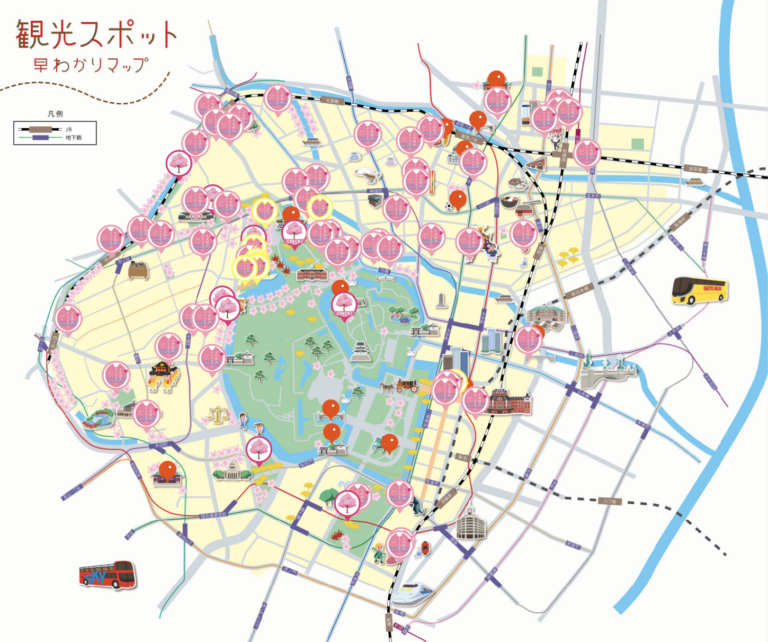 さくらまつり早わかりマップ
